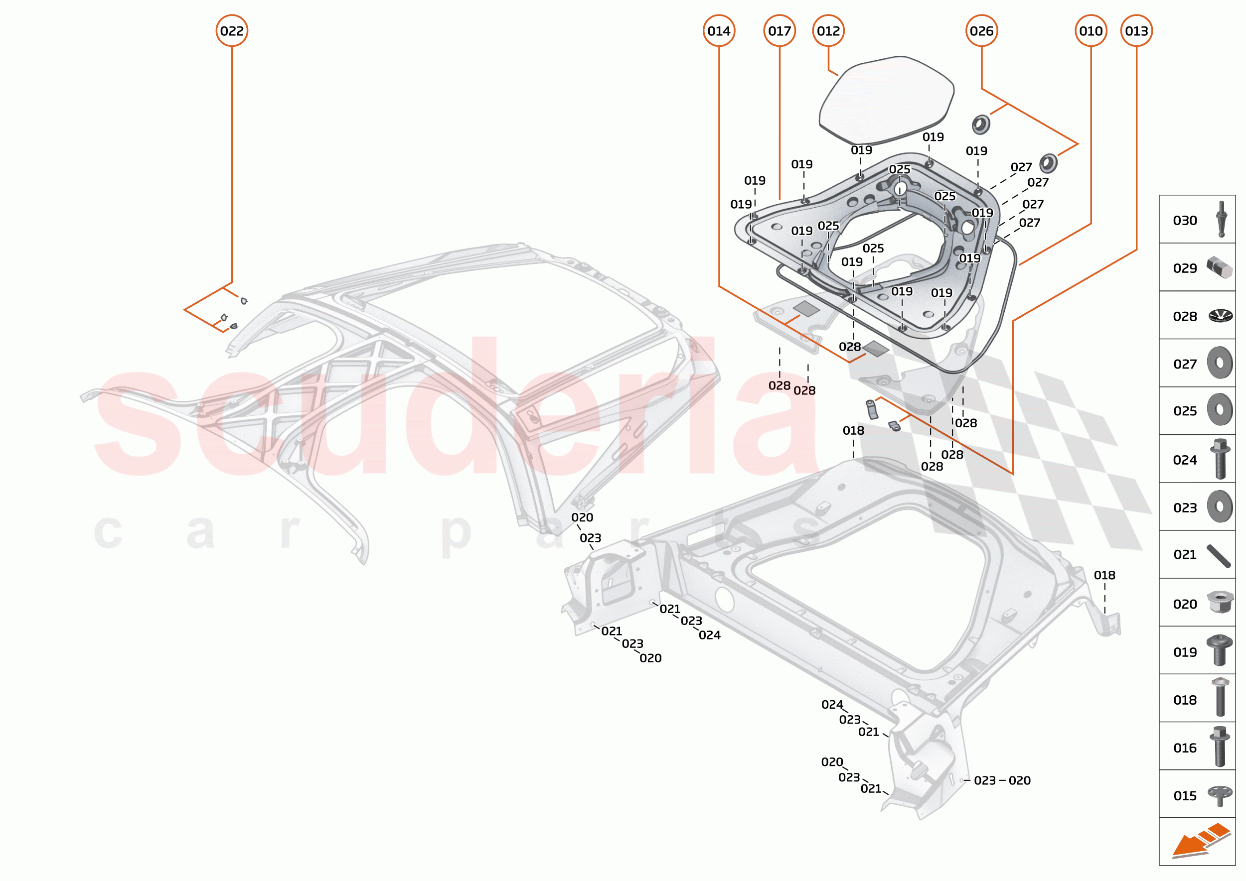 5 - UPPER STRUCTURES - 5.2 - REAR UPPER STRUCTURE of McLaren McLaren 750S Coupe