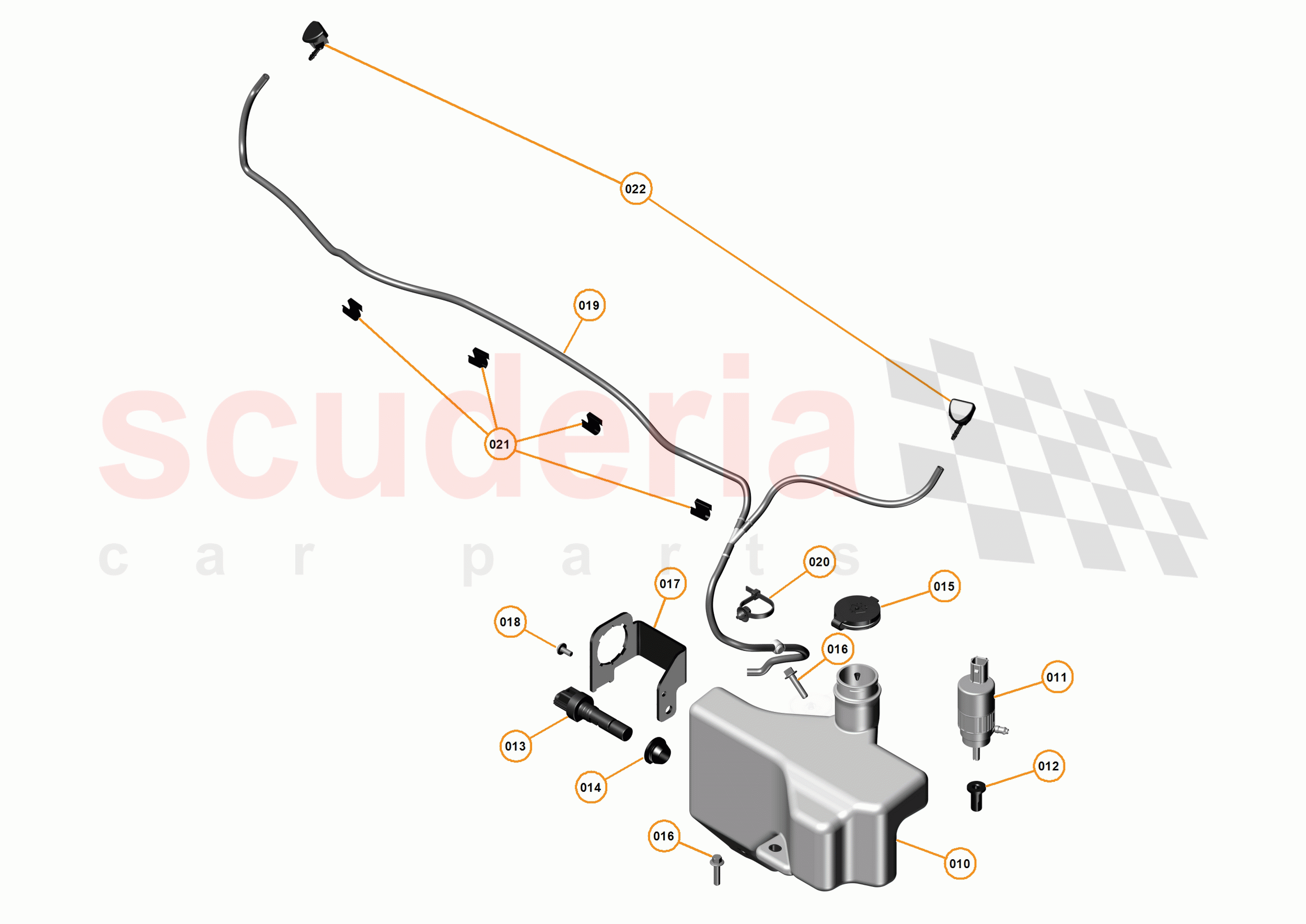 11 - WIPERS & WASHER SYSTEM - 11.1 - WASHER SYSTEM of McLaren McLaren P1 Coupe