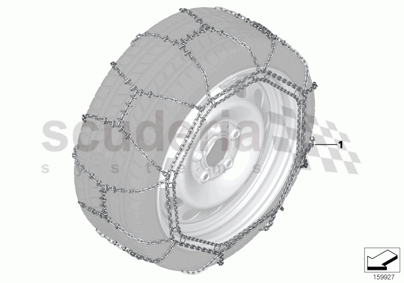 Snow Chain parts for Rolls Royce Phantom Drophead Coupe | Scuderia 