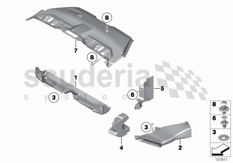 Air duct of Rolls Royce Rolls Royce Phantom