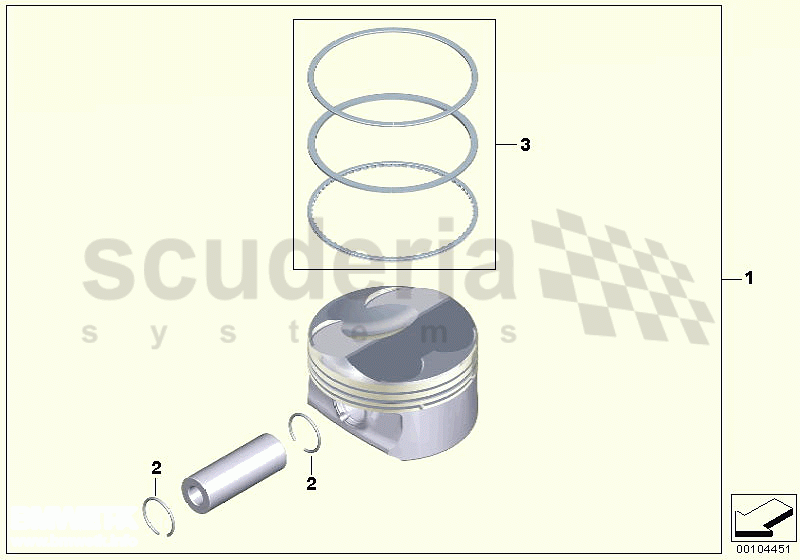 Crankshaft-Pistons of Rolls Royce Rolls Royce Phantom Extended Wheelbase