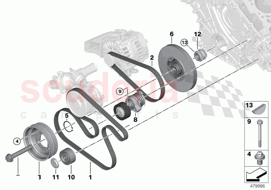 Belt Drive of Rolls Royce Rolls Royce Cullinan RR31(2017-2023)