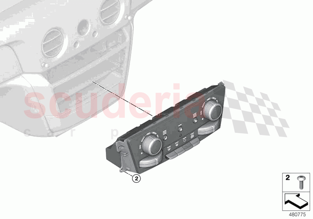 Air Conditioning Control of Rolls Royce Rolls Royce Cullinan RR31(2017-2023)