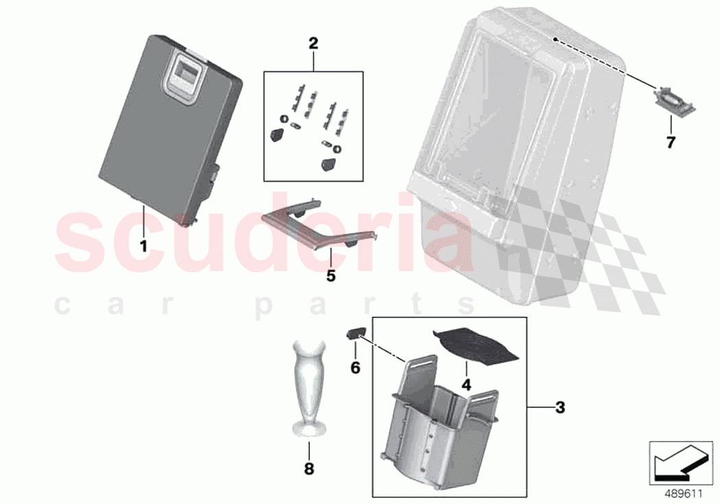 Separate components cool box of Rolls Royce Rolls Royce Cullinan RR31(2017-2023)