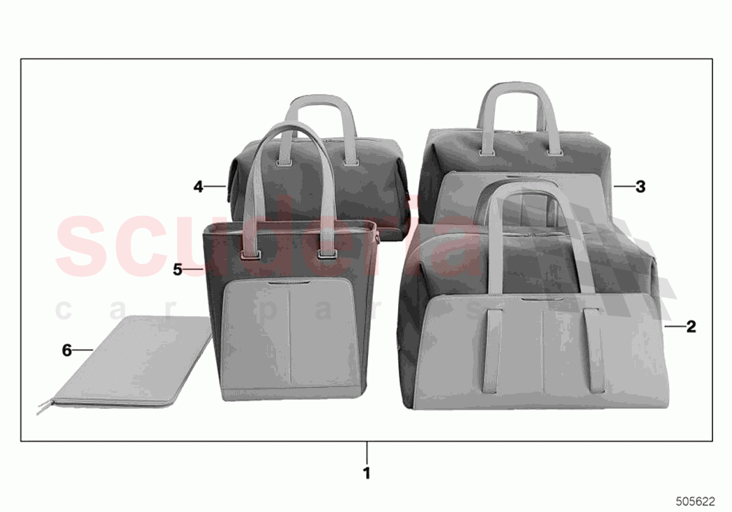 Luggage of Rolls Royce Rolls Royce Cullinan RR31(2017-2023)