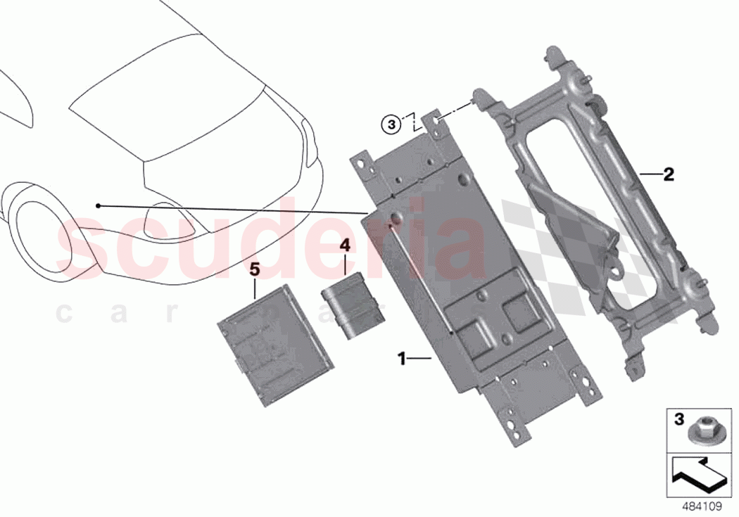 Telematic Communication Box of Rolls Royce Rolls Royce Dawn RR6(2017-2023)