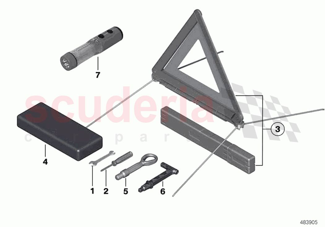 Additional tool kit of Rolls Royce Rolls Royce Dawn RR6(2017-2023)