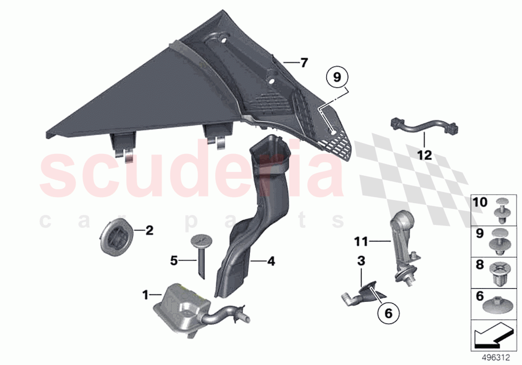 Various grommets covers of Rolls Royce Rolls Royce Dawn RR6(2017-2023)