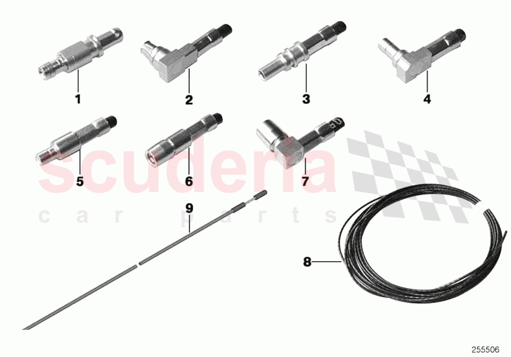 Repair parts coaxial cable contacts of Rolls Royce Rolls Royce Dawn RR6(2017-2023)