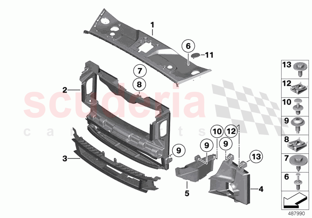Air duct of Rolls Royce Rolls Royce Dawn RR6(2017-2023)
