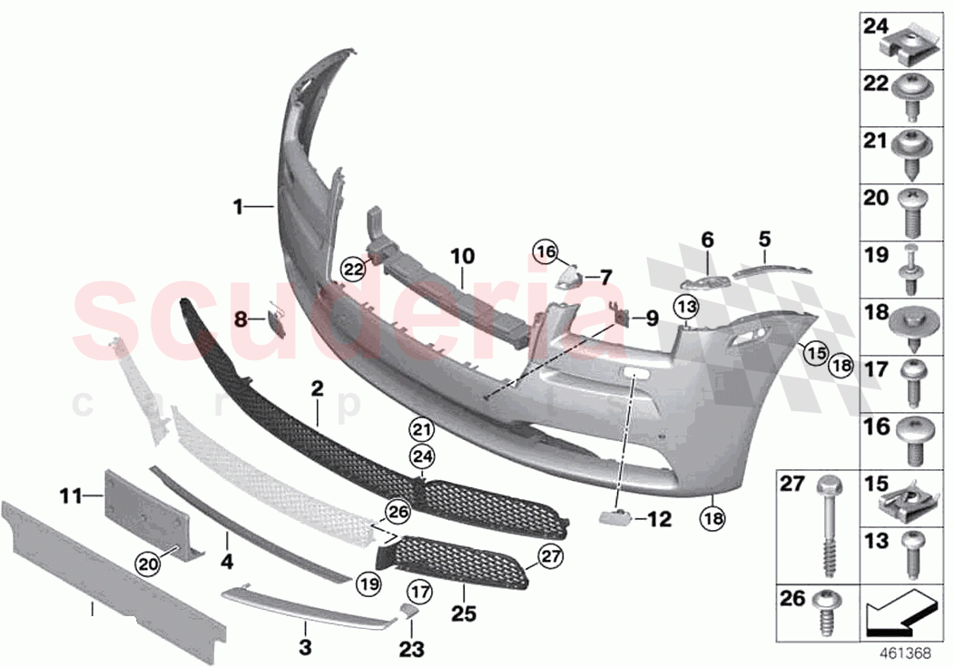 Trim panel front of Rolls Royce Rolls Royce Dawn RR6(2017-2023)