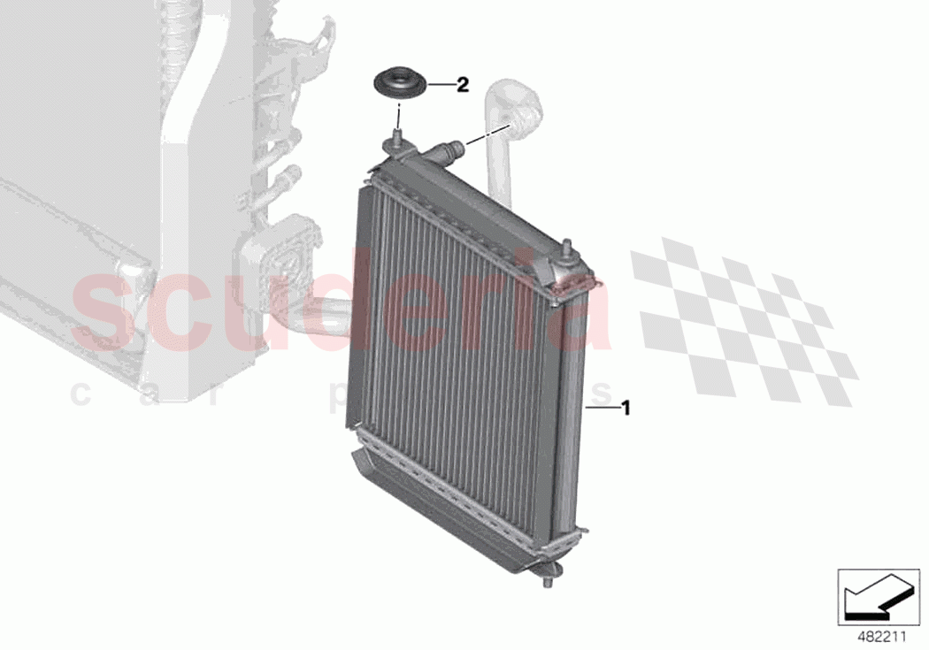 Additional cooler wheel arch of Rolls Royce Rolls Royce Ghost Extended RR22(2019-2023)