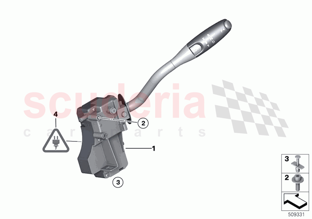Gear selector switch of Rolls Royce Rolls Royce Ghost Extended RR22(2019-2023)