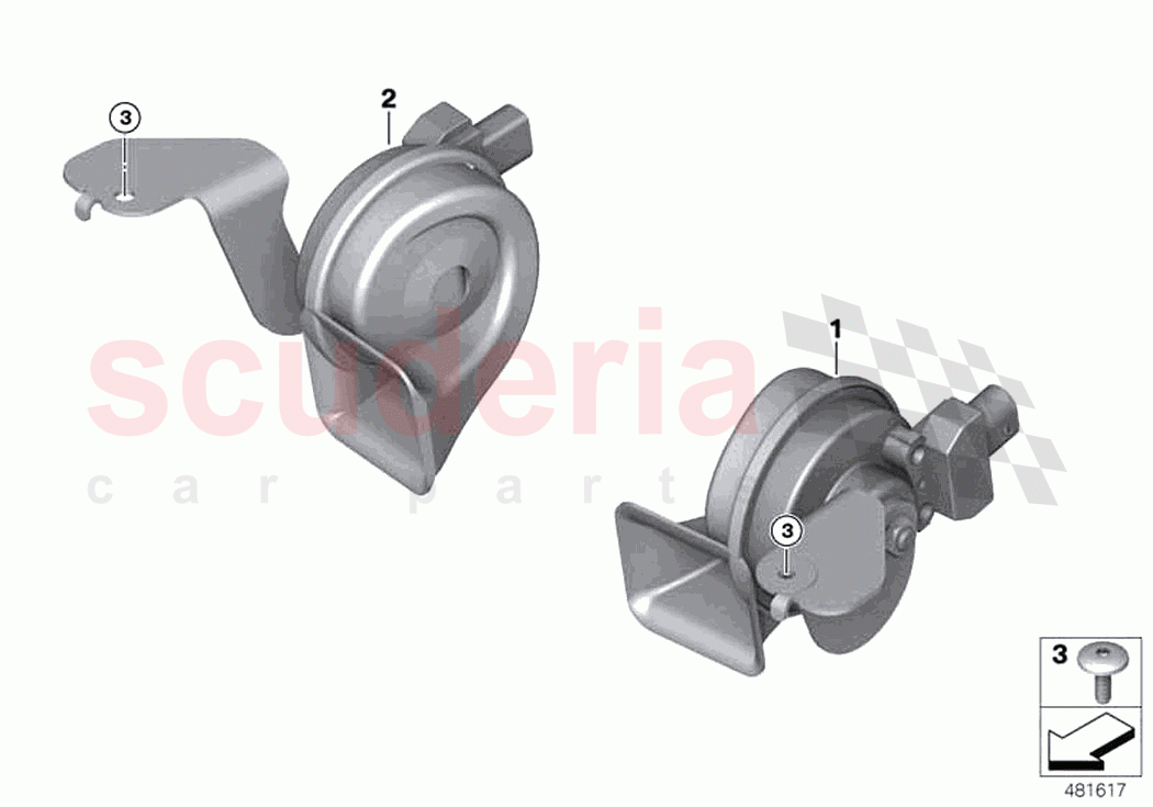 Horn of Rolls Royce Rolls Royce Ghost Extended RR22(2019-2023)