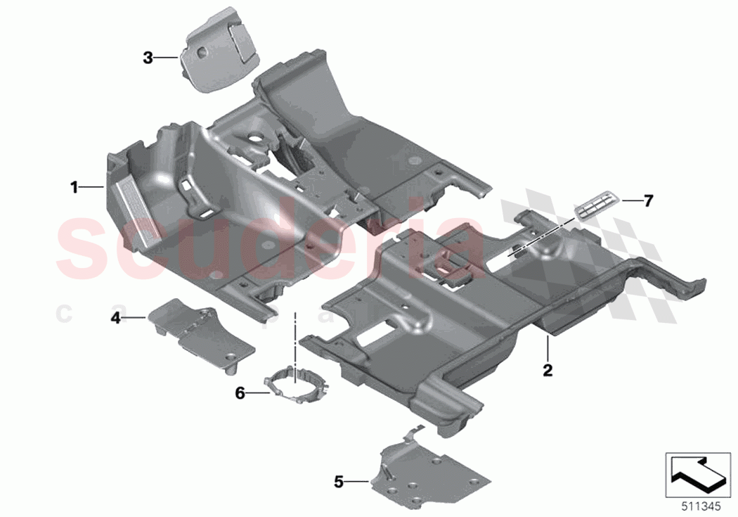 Floor covering of Rolls Royce Rolls Royce Ghost Extended RR22(2019-2023)