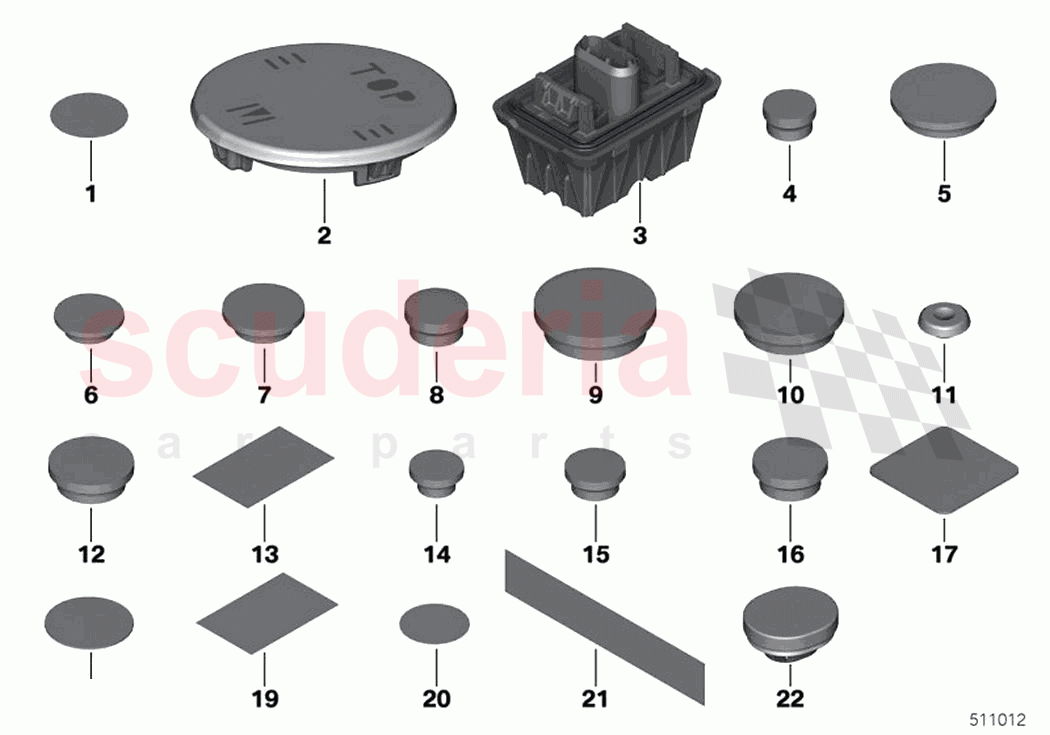 Sealing cap plug of Rolls Royce Rolls Royce Ghost Extended RR22(2019-2023)