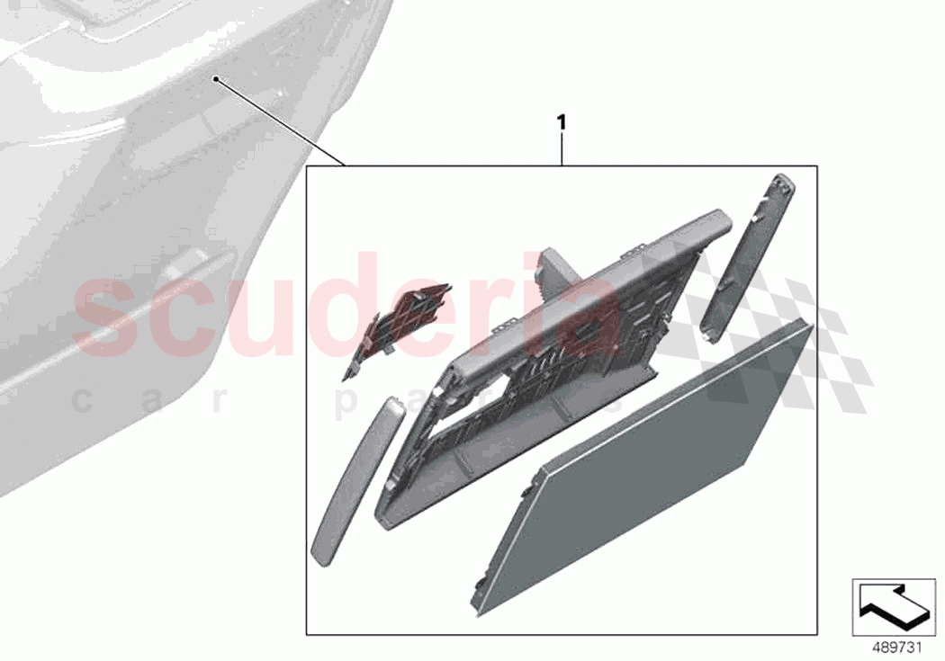 Monitor backrest of Rolls Royce Rolls Royce Ghost RR21(2019-2023)