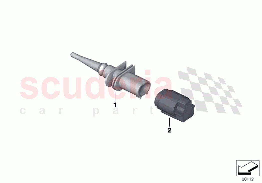 Temperature sensor of Rolls Royce Rolls Royce Ghost RR21(2019-2023)