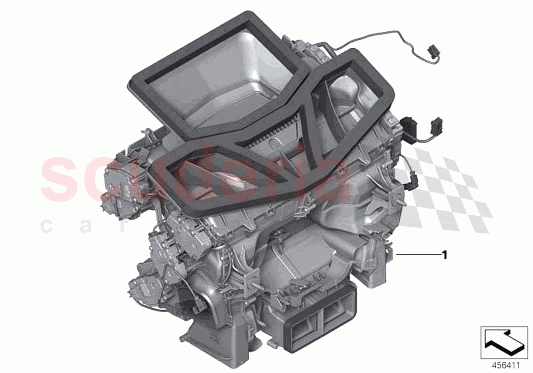 Distributor housing with flaps of Rolls Royce Rolls Royce Ghost RR21(2019-2023)