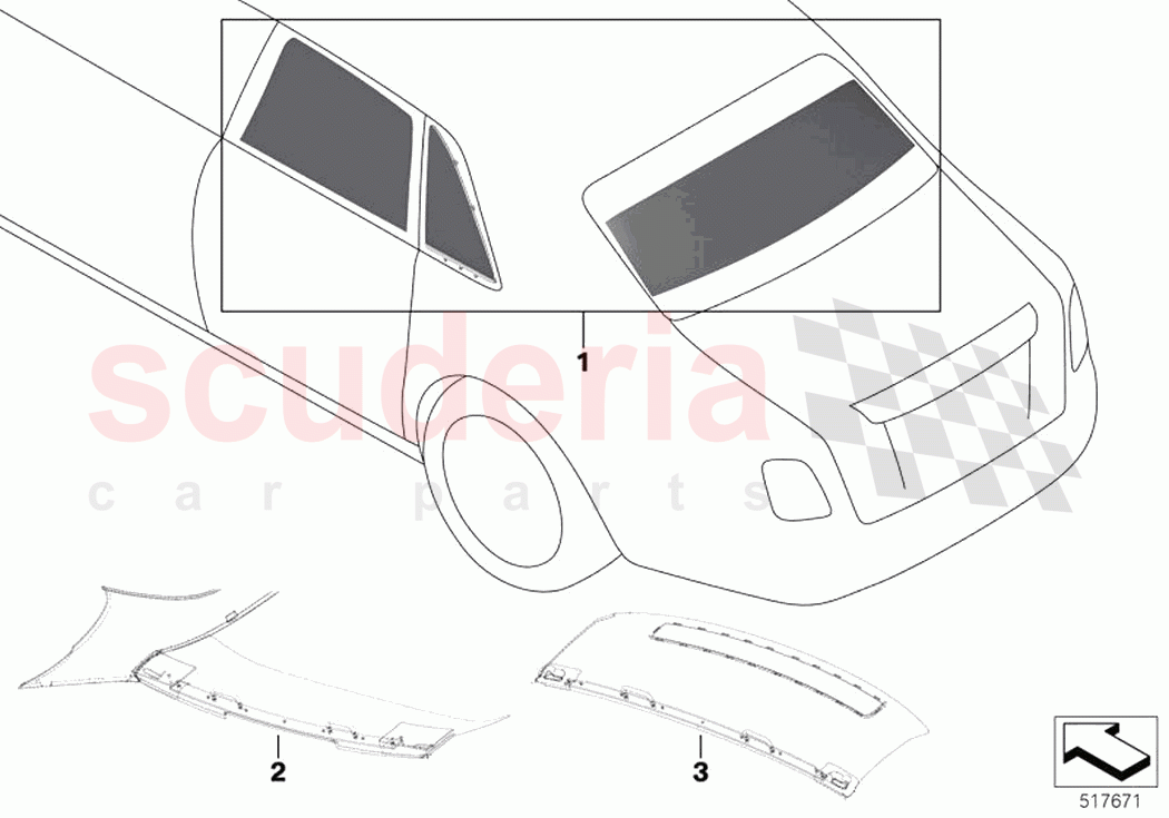 Retrofit Rear Compartment Curtains of Rolls Royce Rolls Royce Ghost RR21(2019-2023)