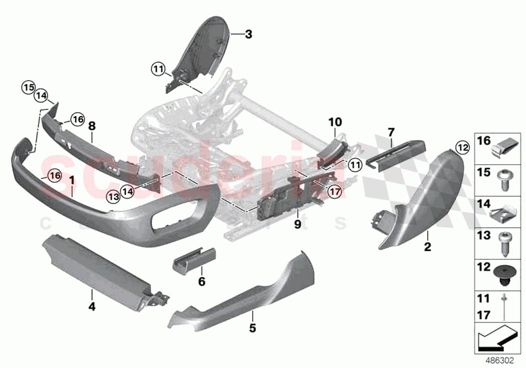 Seat front seat coverings of Rolls Royce Rolls Royce Ghost RR21(2019-2023)