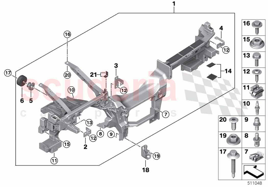 Carrier instrument panel of Rolls Royce Rolls Royce Ghost RR21(2019-2023)