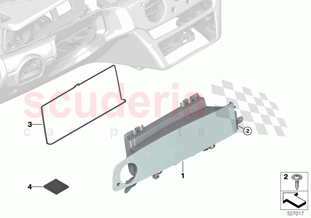 Instrument panel glass case of Rolls Royce Rolls Royce Ghost RR21(2019-2023)