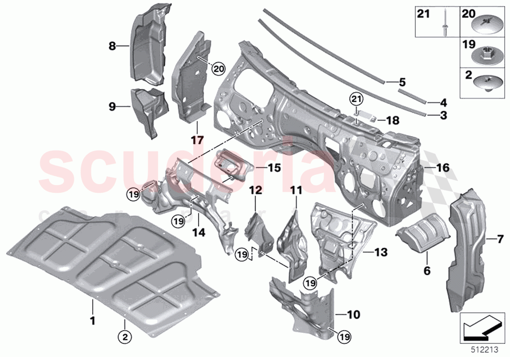 Sound insulating front of Rolls Royce Rolls Royce Ghost RR21(2019-2023)