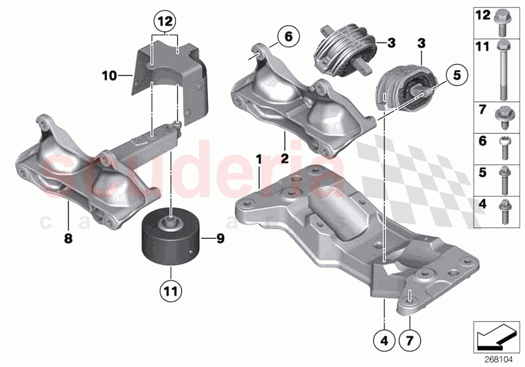 Gearbox suspension of Rolls Royce Rolls Royce Ghost RR4(2017-2019)