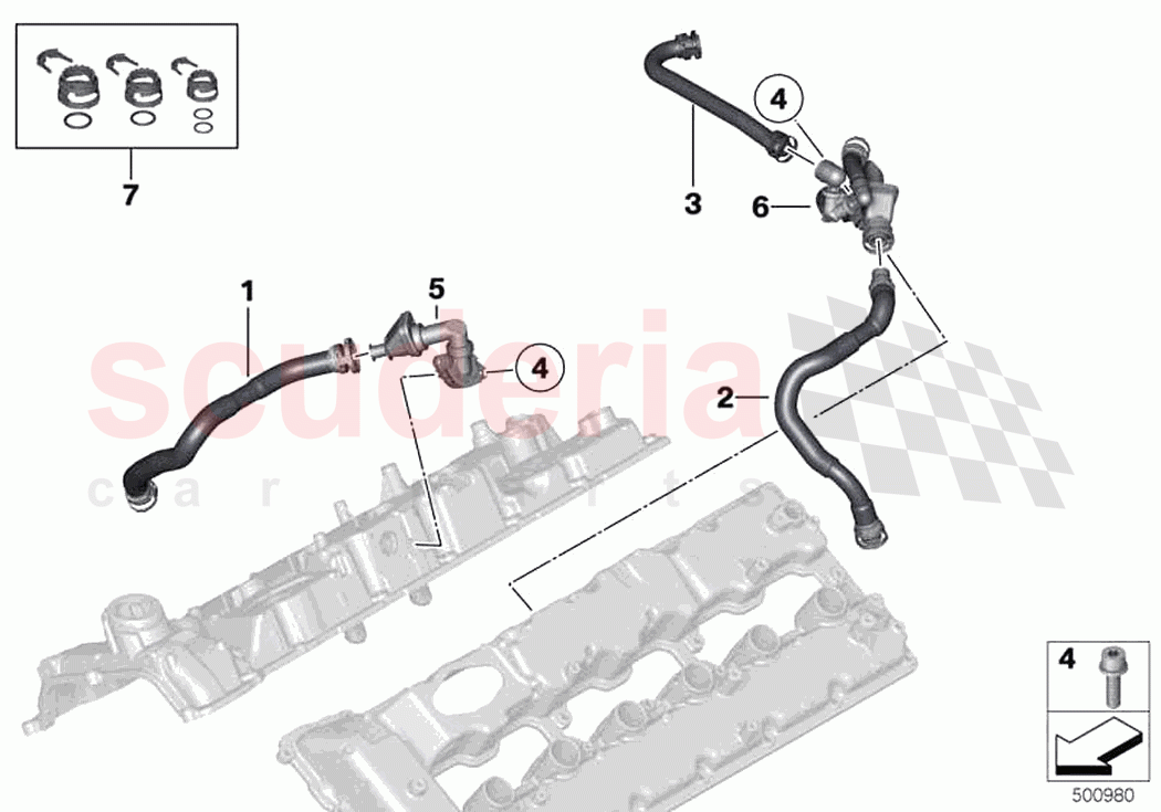 Crankcase Ventilation of Rolls Royce Rolls Royce Ghost RR4(2017-2019)