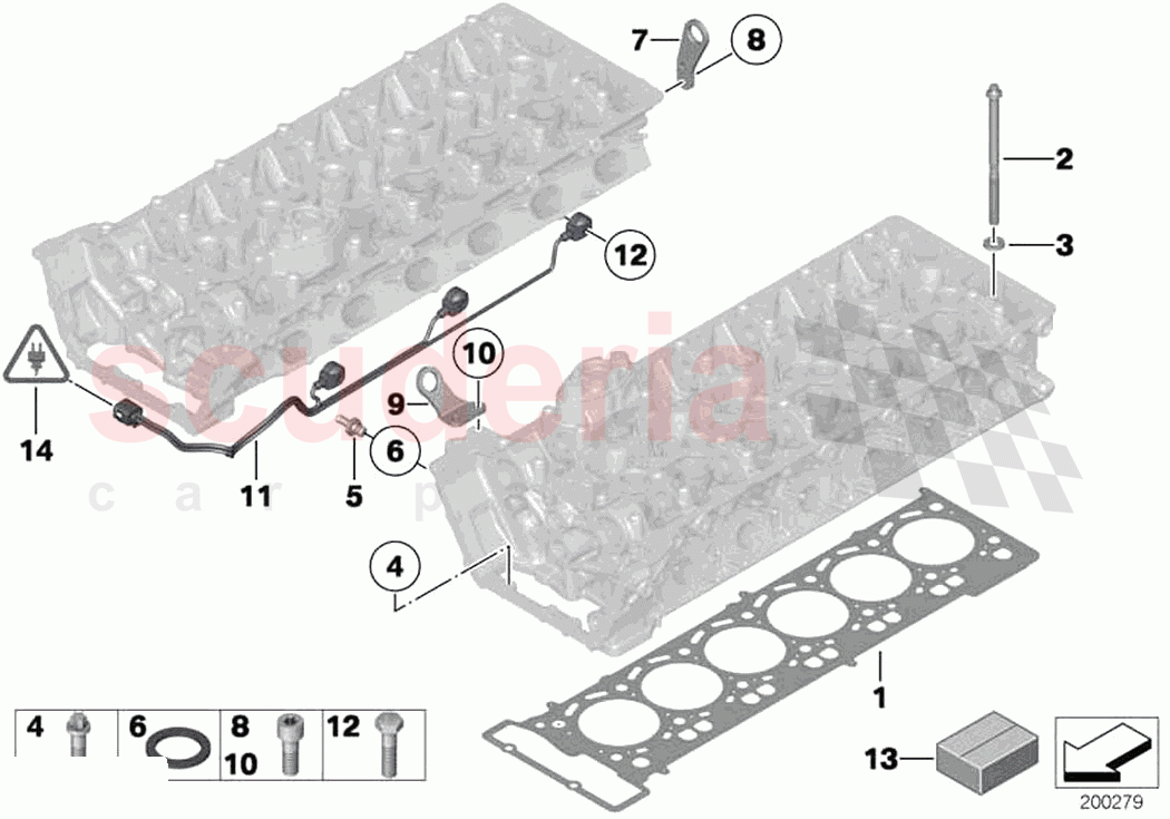 Cylinder head Mounting parts of Rolls Royce Rolls Royce Ghost RR4(2017-2019)