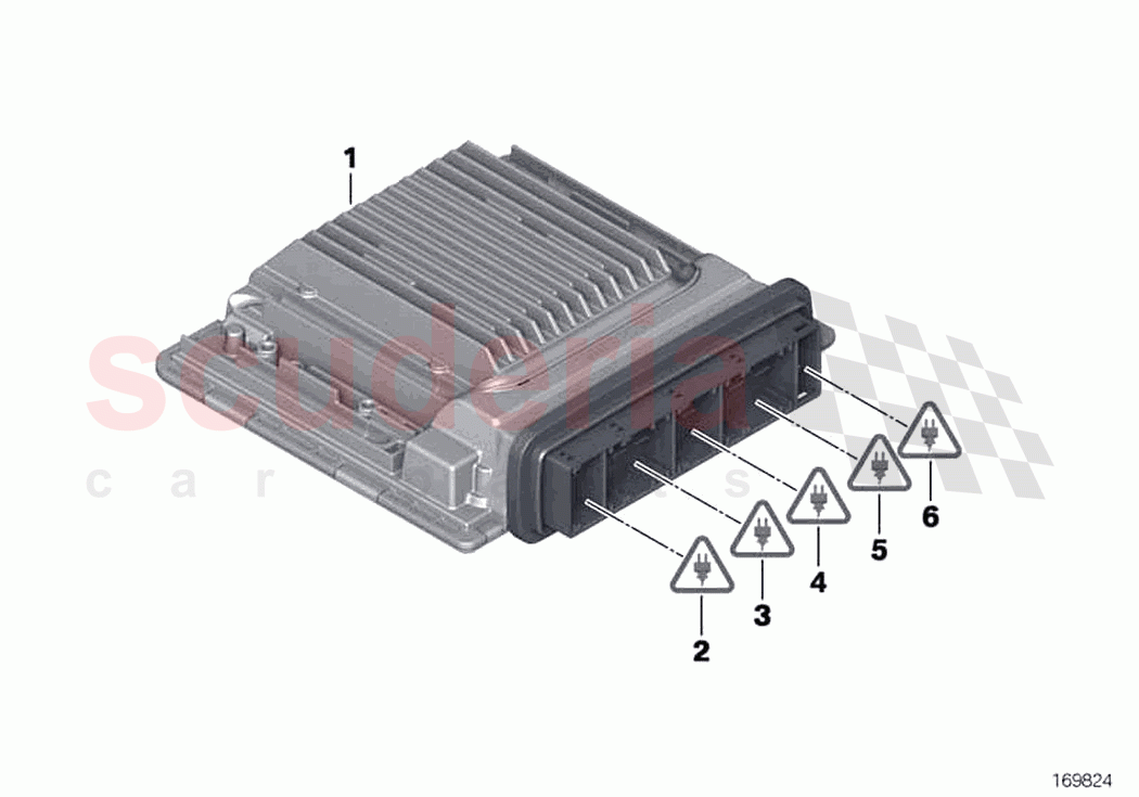 Basic control unit DME of Rolls Royce Rolls Royce Ghost RR4(2017-2019)