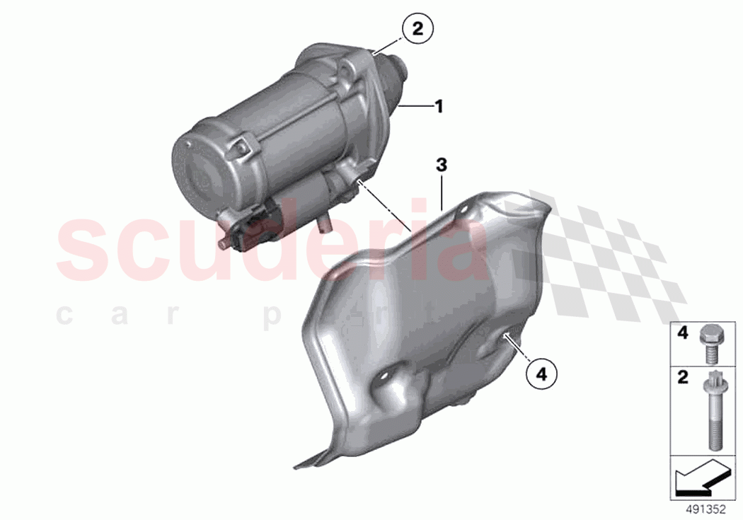 Starter of Rolls Royce Rolls Royce Ghost RR4(2017-2019)