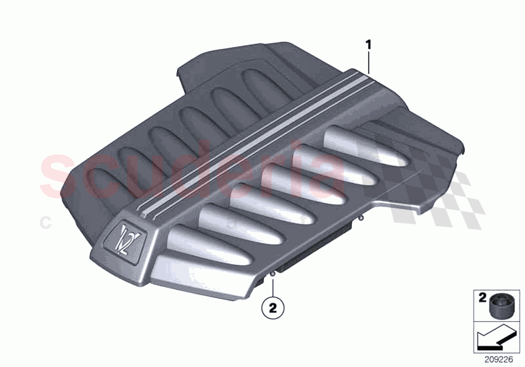 Sound protection cap of Rolls Royce Rolls Royce Ghost RR4(2017-2019)