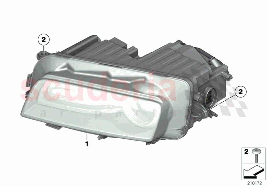 Headlight of Rolls Royce Rolls Royce Ghost RR4(2017-2019)