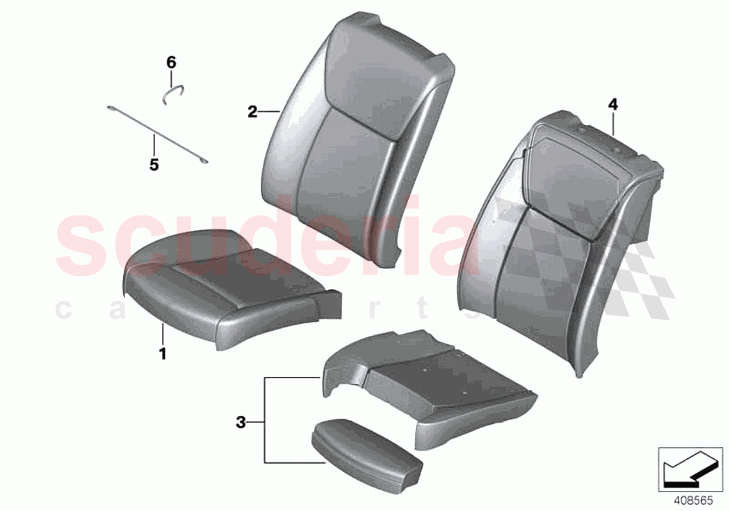 Seat front cushion cover basic seat of Rolls Royce Rolls Royce Ghost RR4(2017-2019)