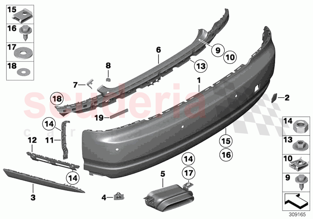 Trim panel rear of Rolls Royce Rolls Royce Ghost RR4(2017-2019)