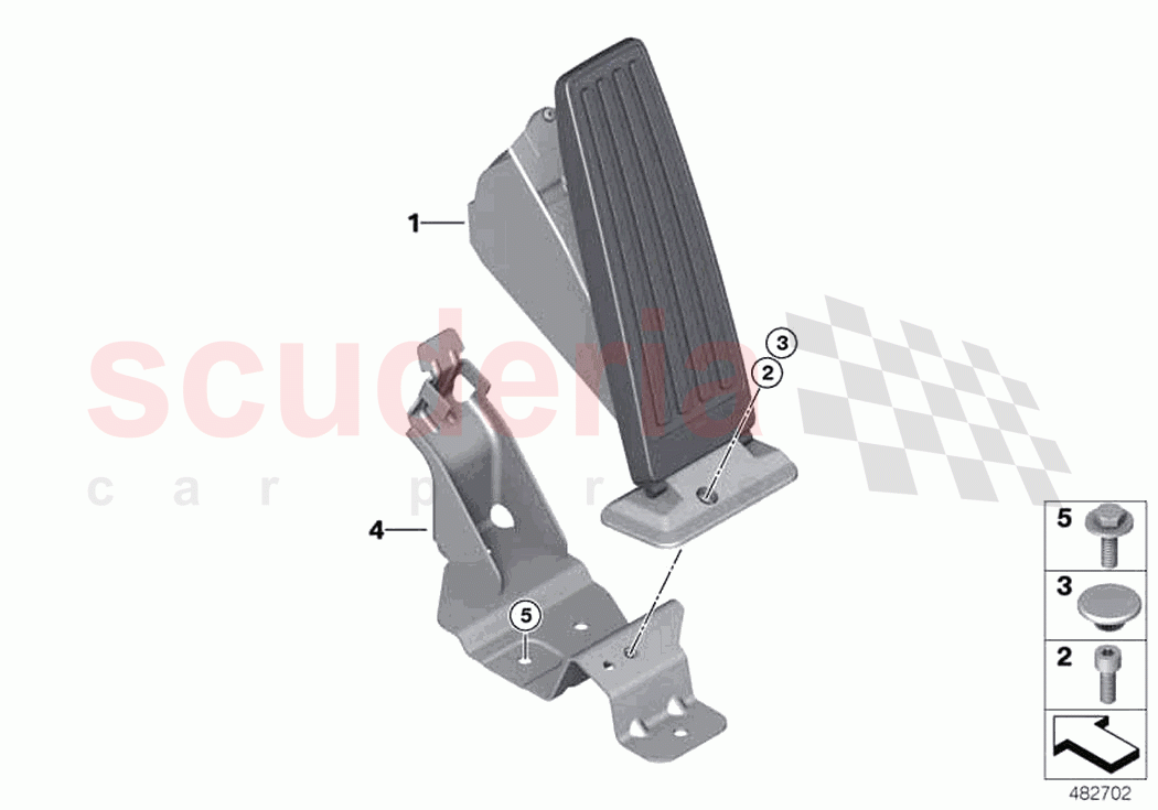 Acceleration accelerator pedal module of Rolls Royce Rolls Royce Phantom Extended RR12(2017-2023)