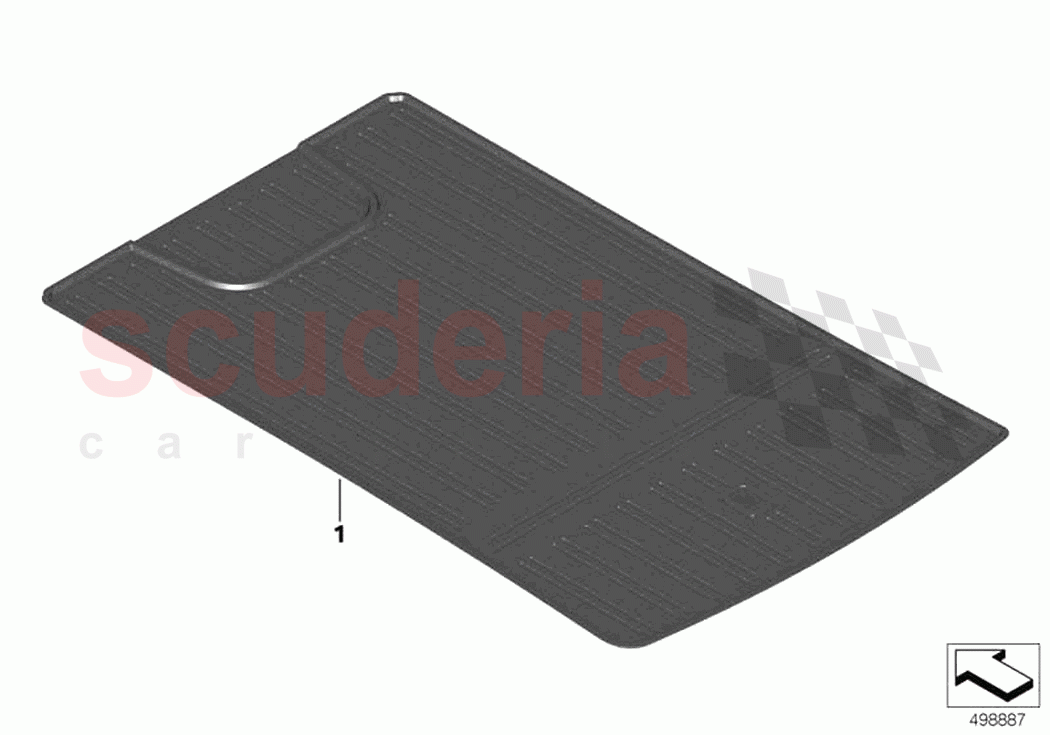 Luggage compartment mat all weather of Rolls Royce Rolls Royce Phantom Extended RR12(2017-2023)