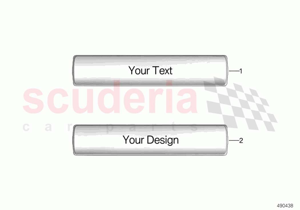 Retrofit engraved treadplates of Rolls Royce Rolls Royce Phantom Extended RR12(2017-2023)