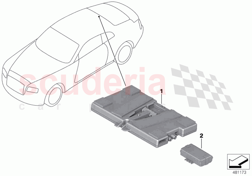 Telematic Communication Box of Rolls Royce Rolls Royce Phantom RR11(2017-2023)