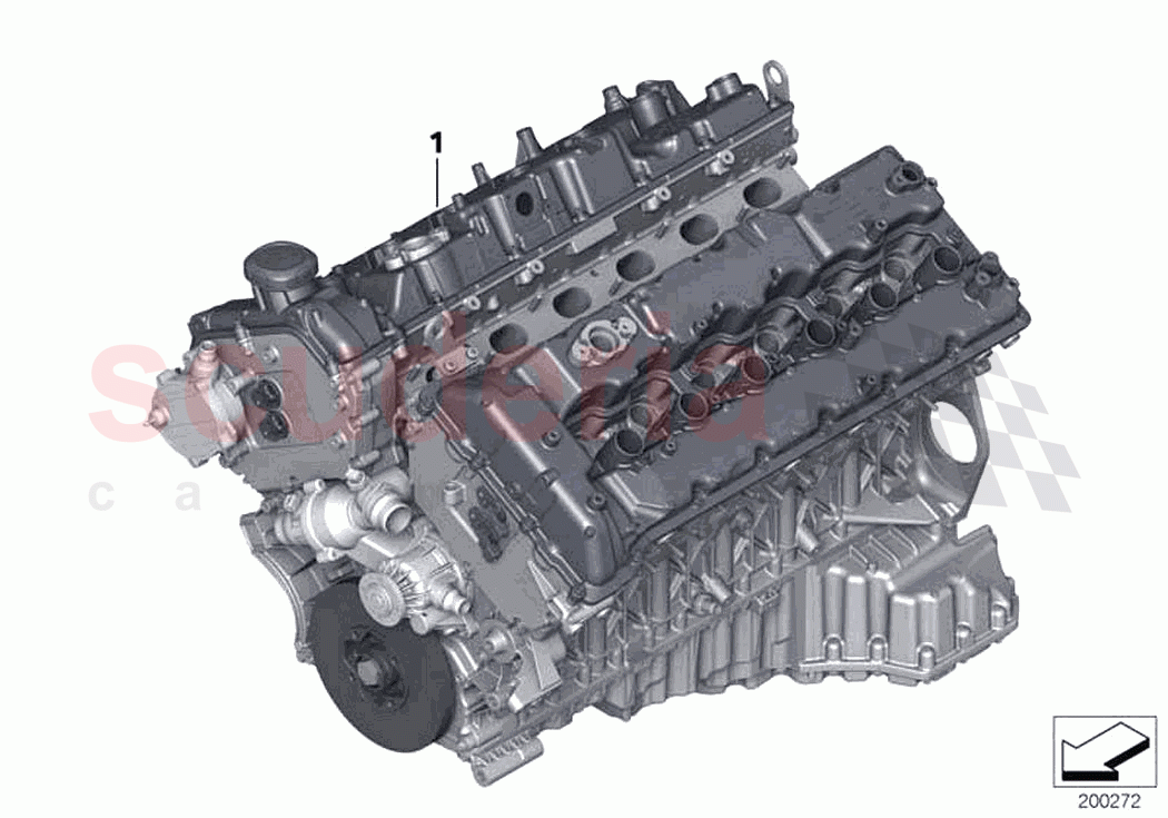 Short Engine of Rolls Royce Rolls Royce Phantom RR11(2017-2023)