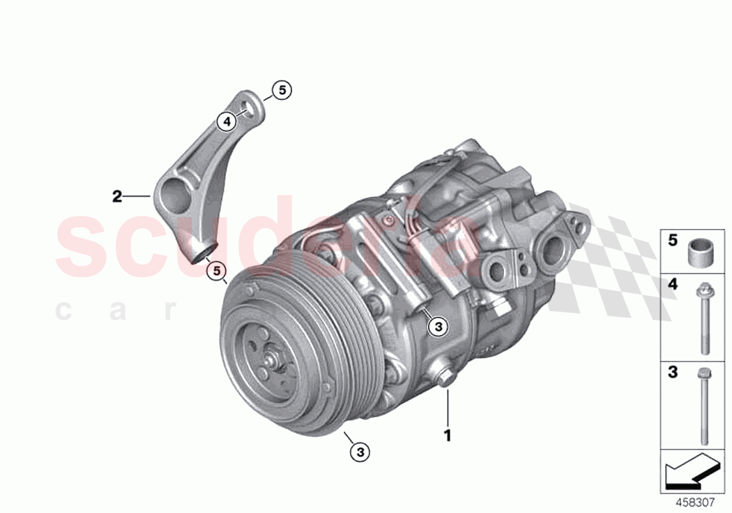 RP Air conditioning compressor of Rolls Royce Rolls Royce Phantom RR11(2017-2023)
