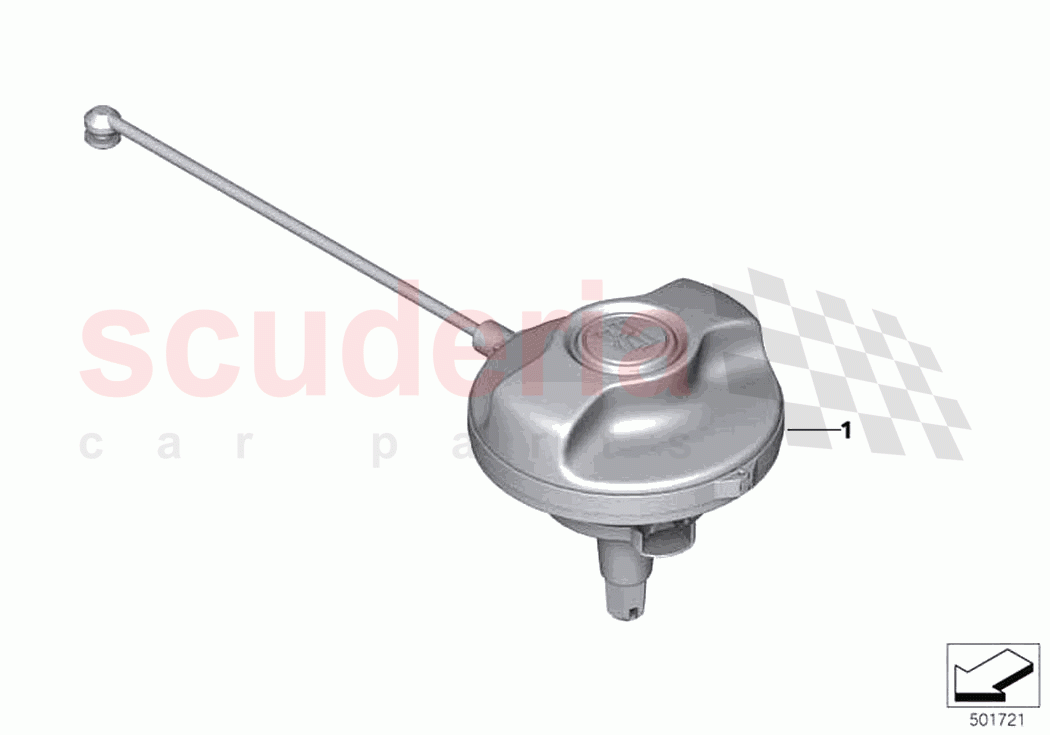 Metal Fuel Filler Cap Retrofit of Rolls Royce Rolls Royce Phantom RR11(2017-2023)