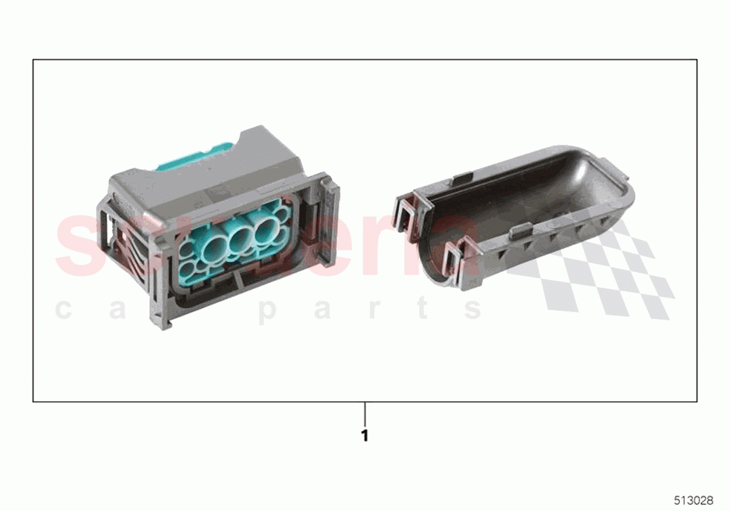 Repair kit socket housing 12 pin of Rolls Royce Rolls Royce Phantom RR11(2017-2023)