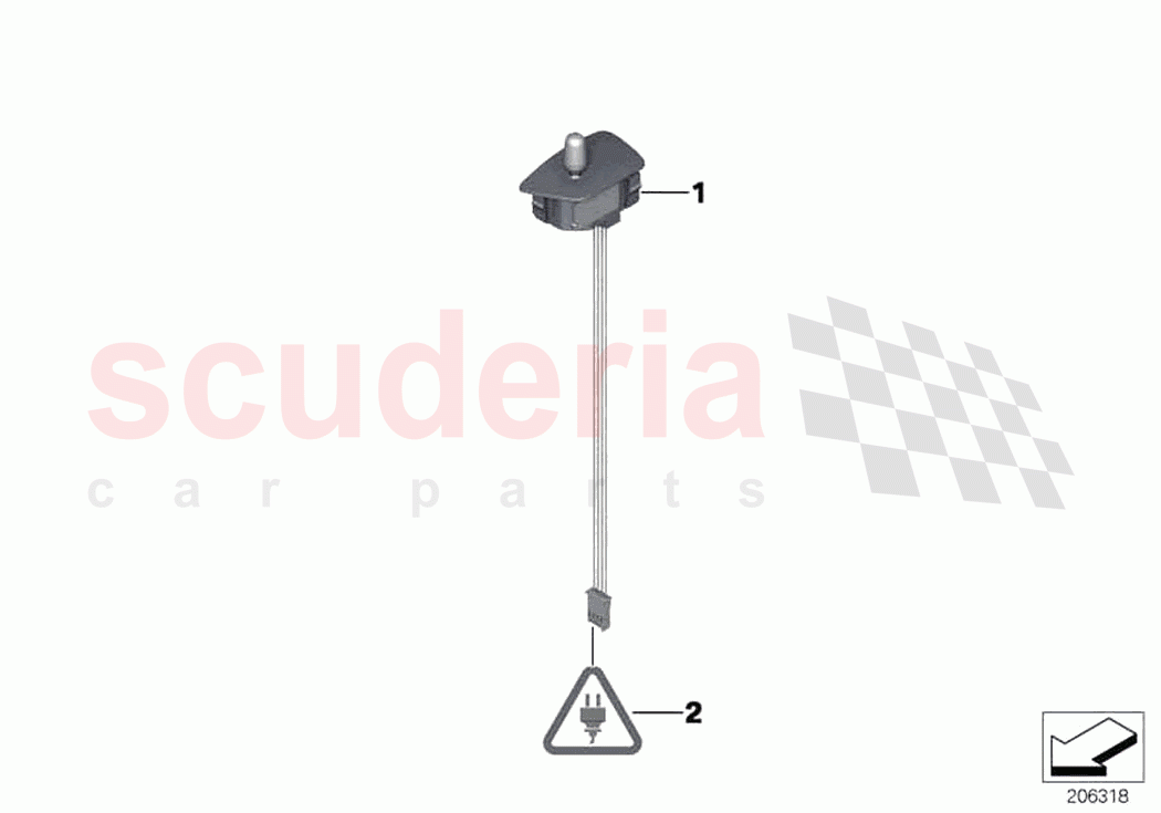 Steering column switch of Rolls Royce Rolls Royce Phantom RR11(2017-2023)