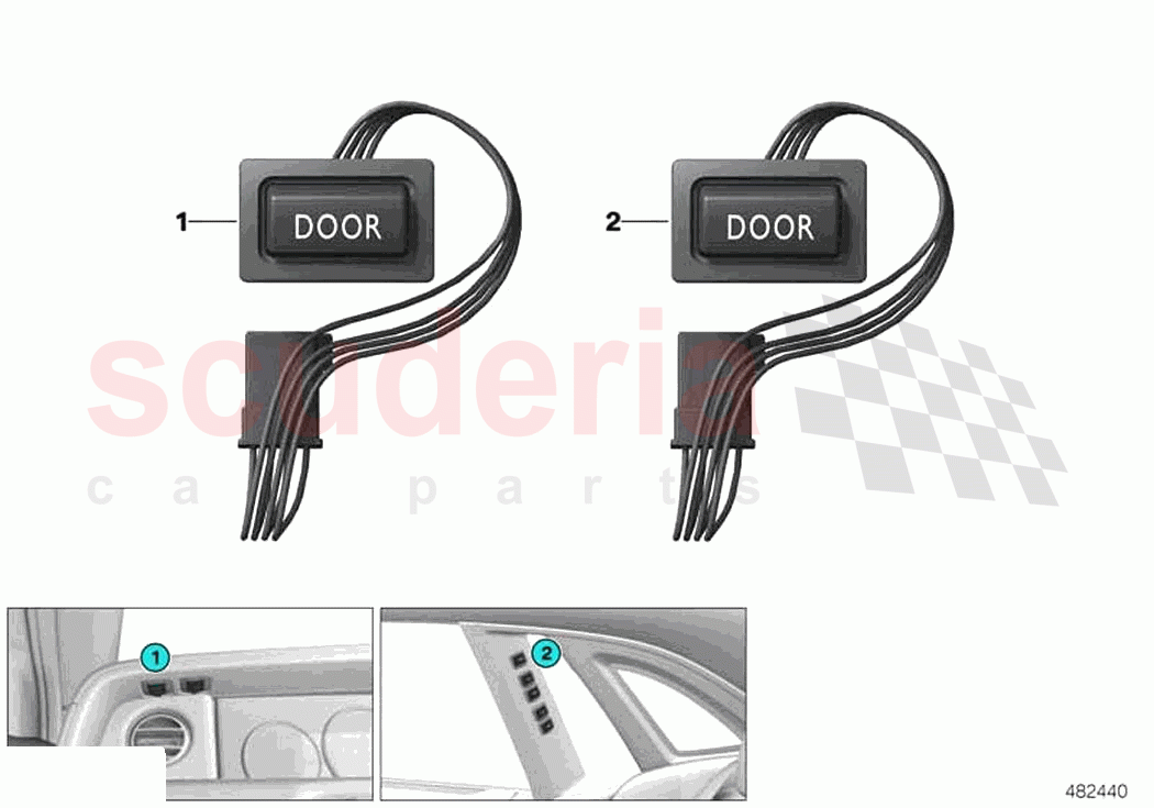 Switch Door of Rolls Royce Rolls Royce Phantom RR11(2017-2023)