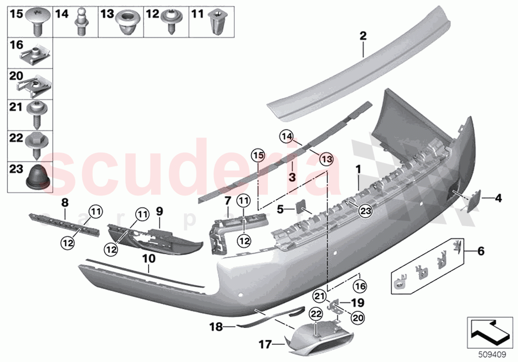 Trim panel rear of Rolls Royce Rolls Royce Phantom RR11(2017-2023)