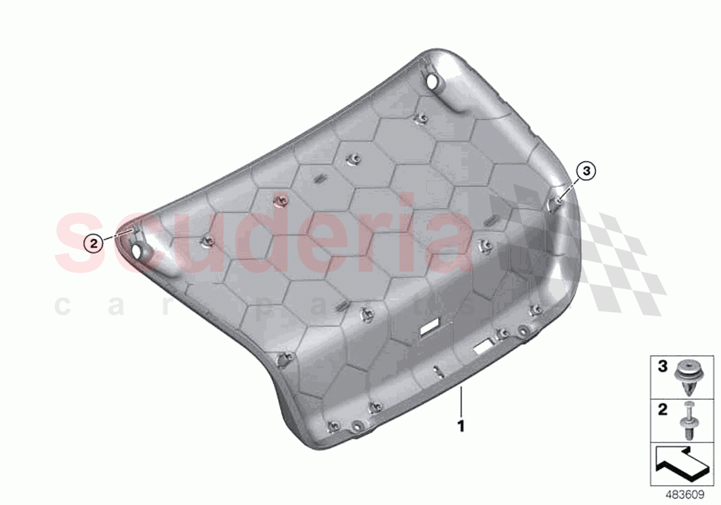Trim panel trunk lid of Rolls Royce Rolls Royce Phantom RR11(2017-2023)