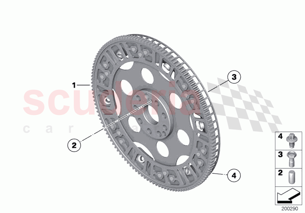 Flywheel automatic of Rolls Royce Rolls Royce Wraith RR5(2017-2023)